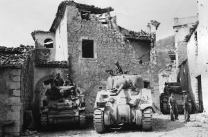 Light ("Lee") Tank and Medium ("Sherman") Tank - Italy