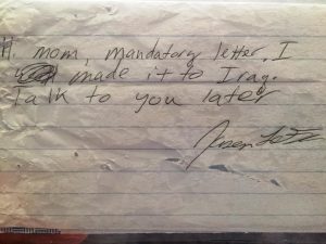 07 JASON LAFLEUR letter home